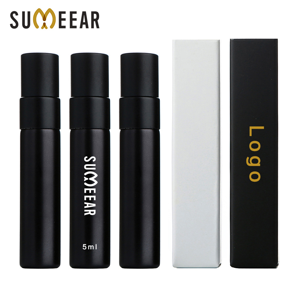 Perfume Decant Sample - 50/100pcs 5ml Matte Black Perfume Bottle