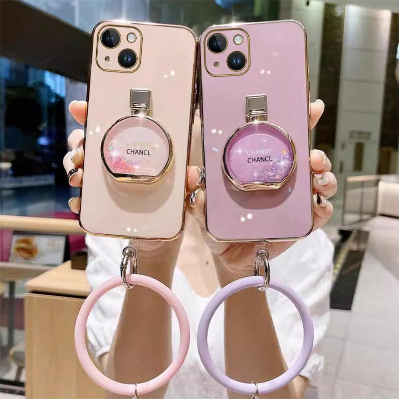 Perfume X - Creative Perfume Bottle Plating Phone Holder