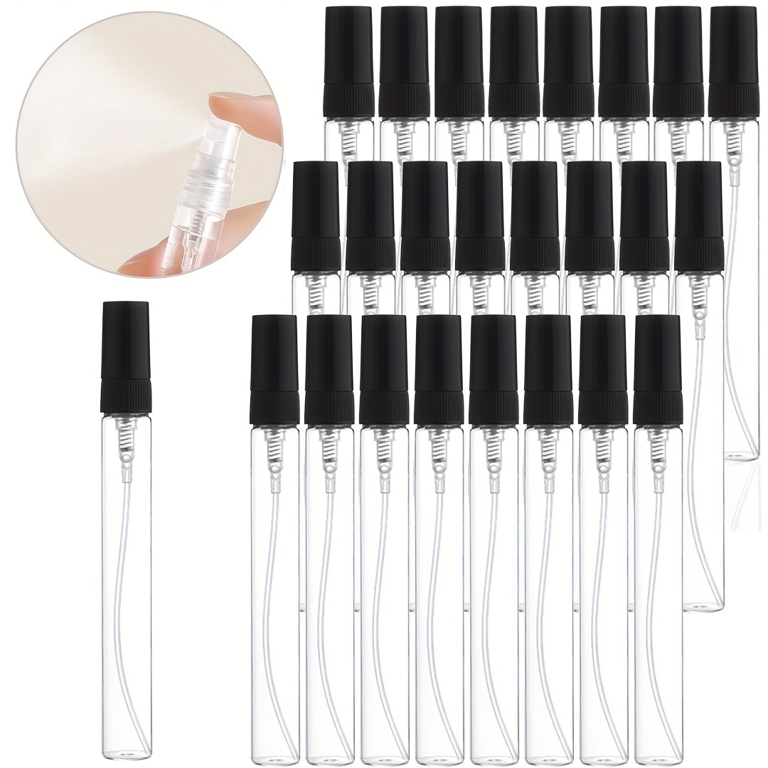 Perfume Fragrance Story - 25pcs 10ml Refillable Empty Portable Glass