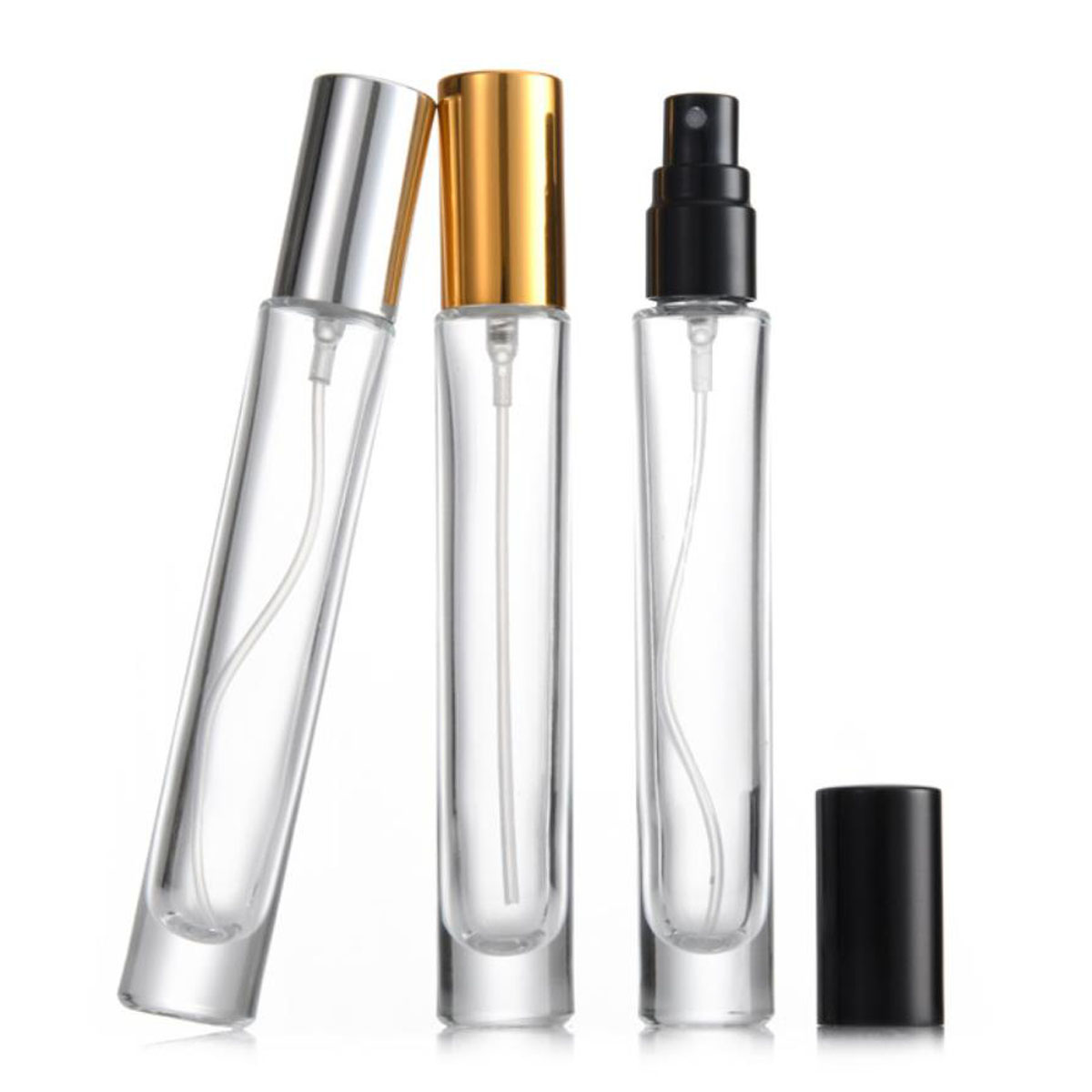 Perfume Fragrance Difference - 3X 10X 10ML Clear Round Thick