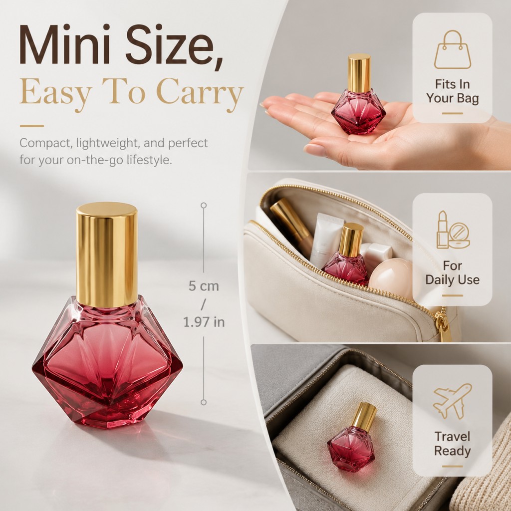 7ml Empty Diamond-Shaped Color - Perfume Fragrance Story 评论和价格