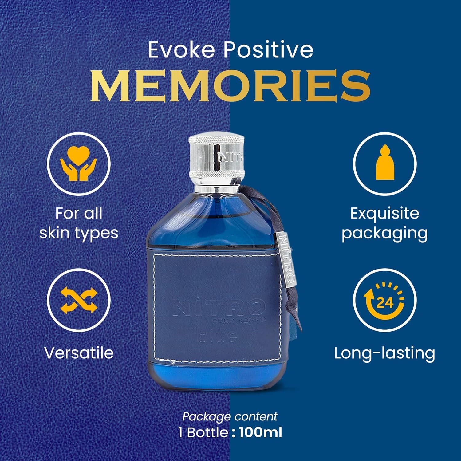 Dumont Nitro Blue - Fresh Aqua - Perfume Fragrance For Men 评论和价格