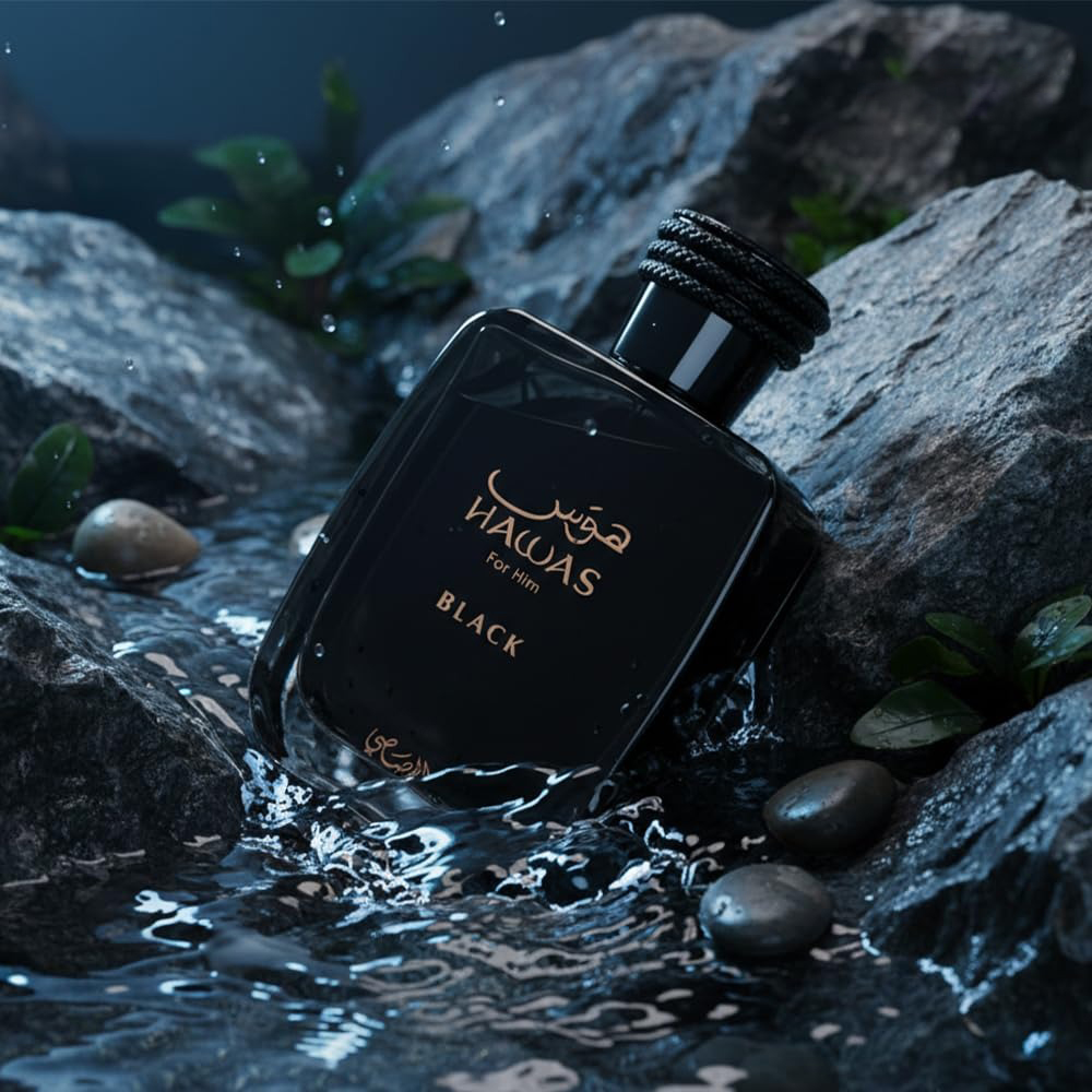 Hawas Black by Rasasi for Men  - Perfume Fragrance For Men 评论和价格