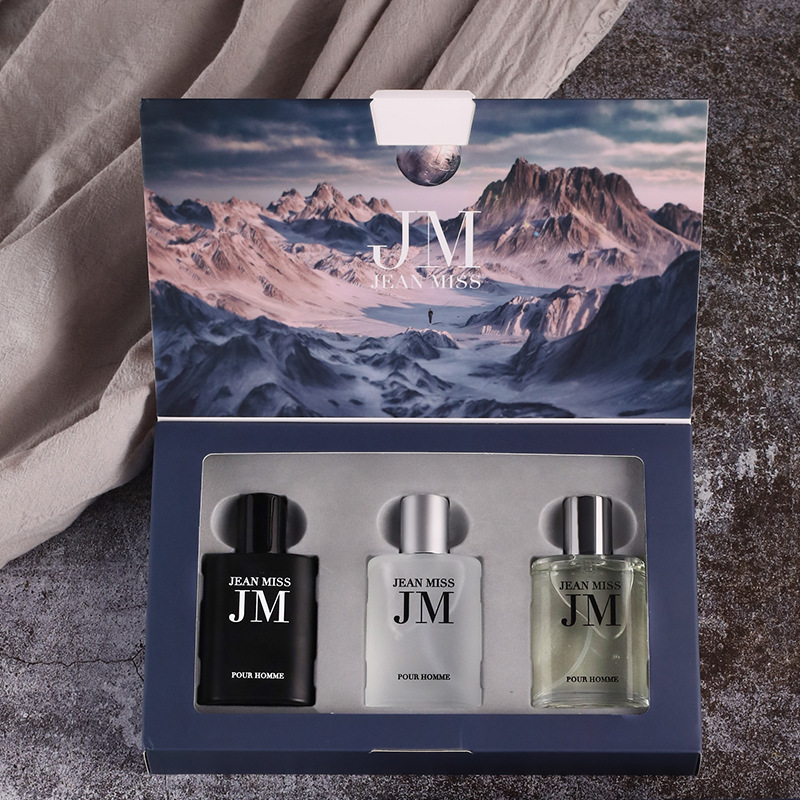 3 Pcs Men Eau de Toilette Colo - Perfume Fragrance Kit 评论和价格