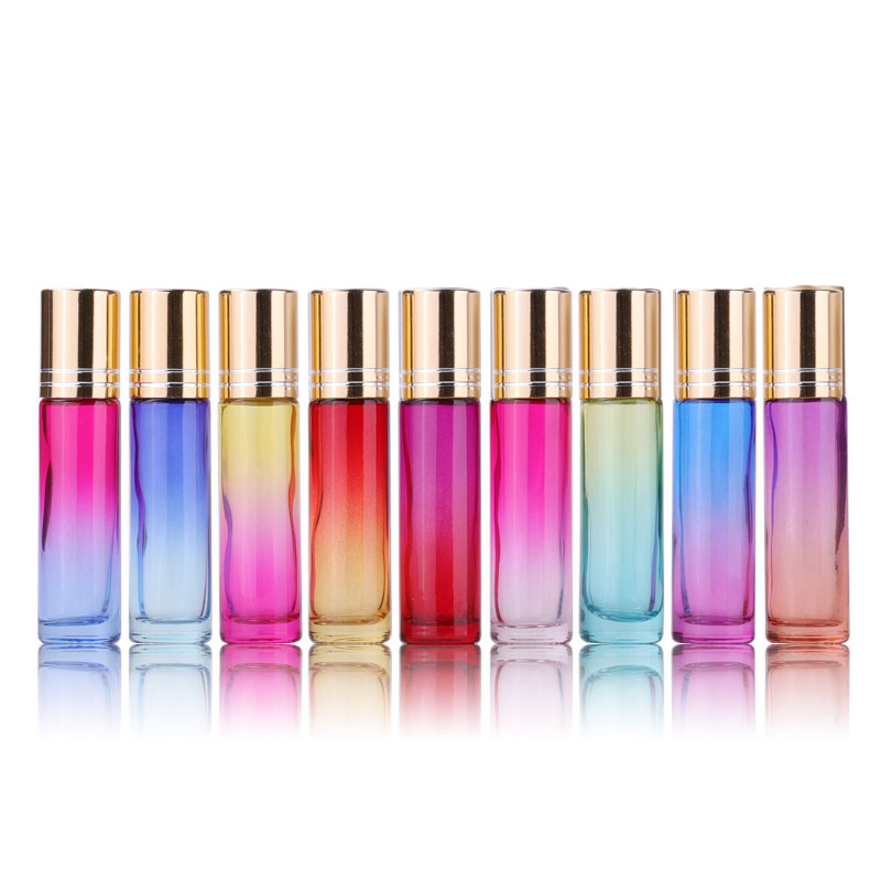 10Pcs 10ml Gradient Color Glas - Perfume Fragrance Kit 评论和价格