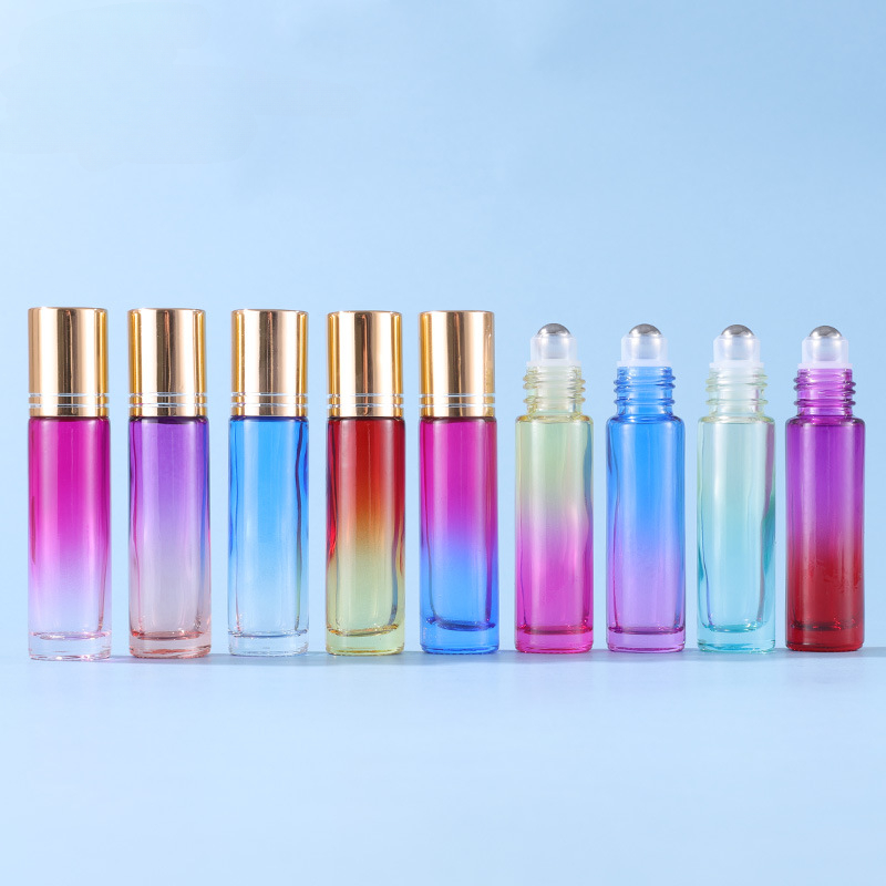 10Pcs 10ml Gradient Color Glas - Perfume Fragrance Kit 评论和价格