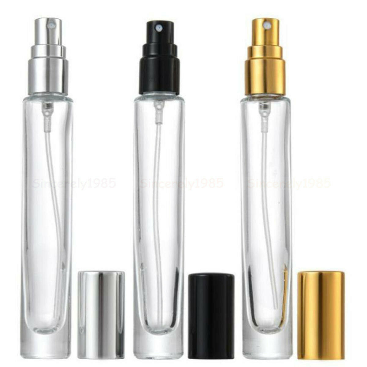 3X 10X 10ML Clear Round Thick  - Perfume Fragrance Difference 评论和价格