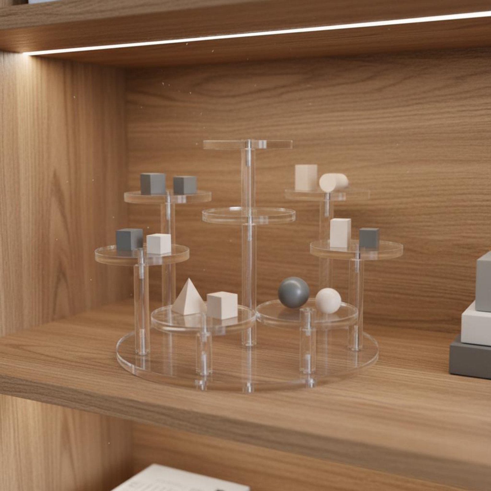 Multi-Tier Display Stand Long- - Perfume X 评论和价格