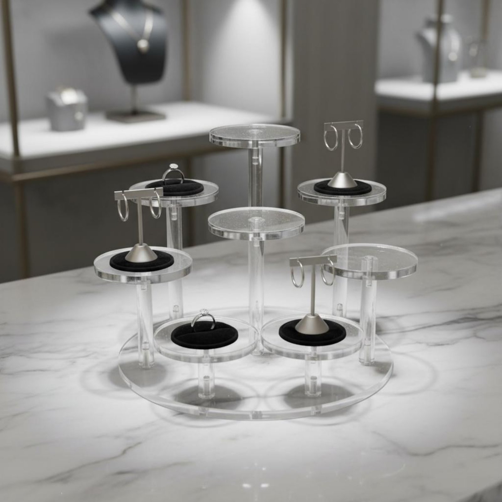 Multi-Tier Display Stand Long- - Perfume X 评论和价格